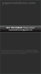 Mobile Screenshot of papersolutions.com